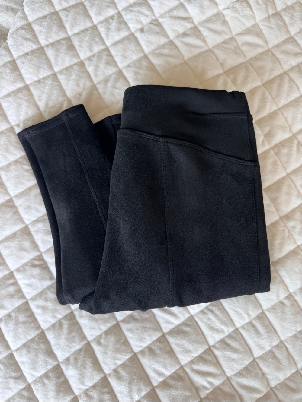 SPANX Faux Suede Legging Classic Black M